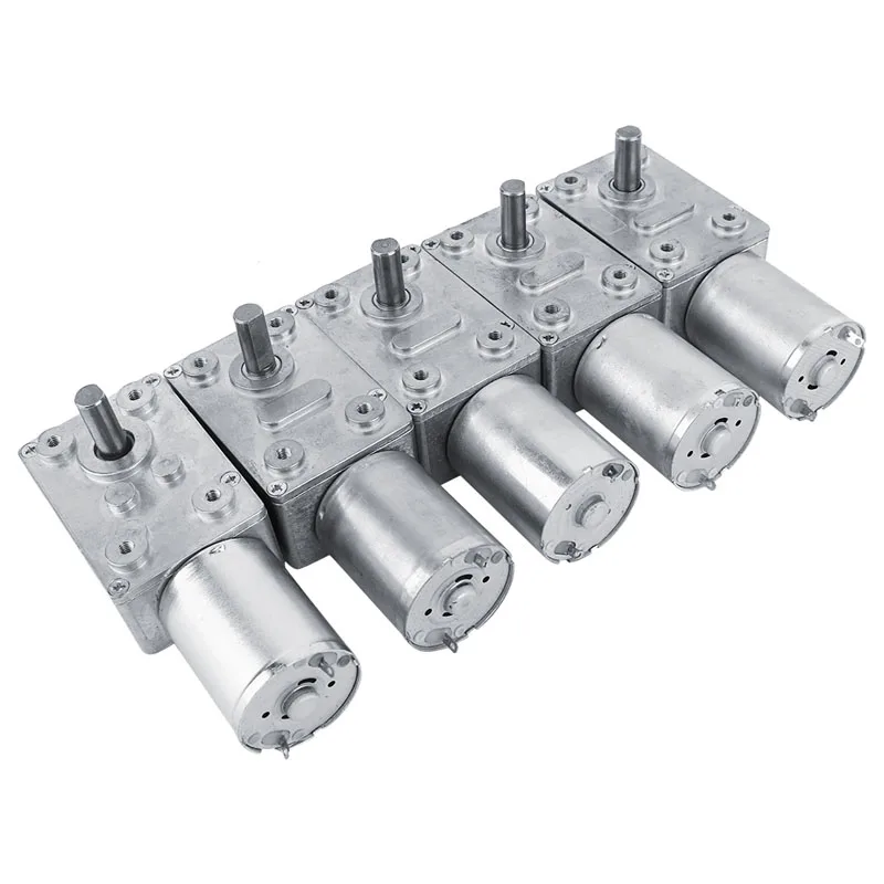 

DC12V 370 Reduction Motor Reversible High Torque Worm Geared Motor 5RPM 6RPM 20RPM 40RPM 62RPM