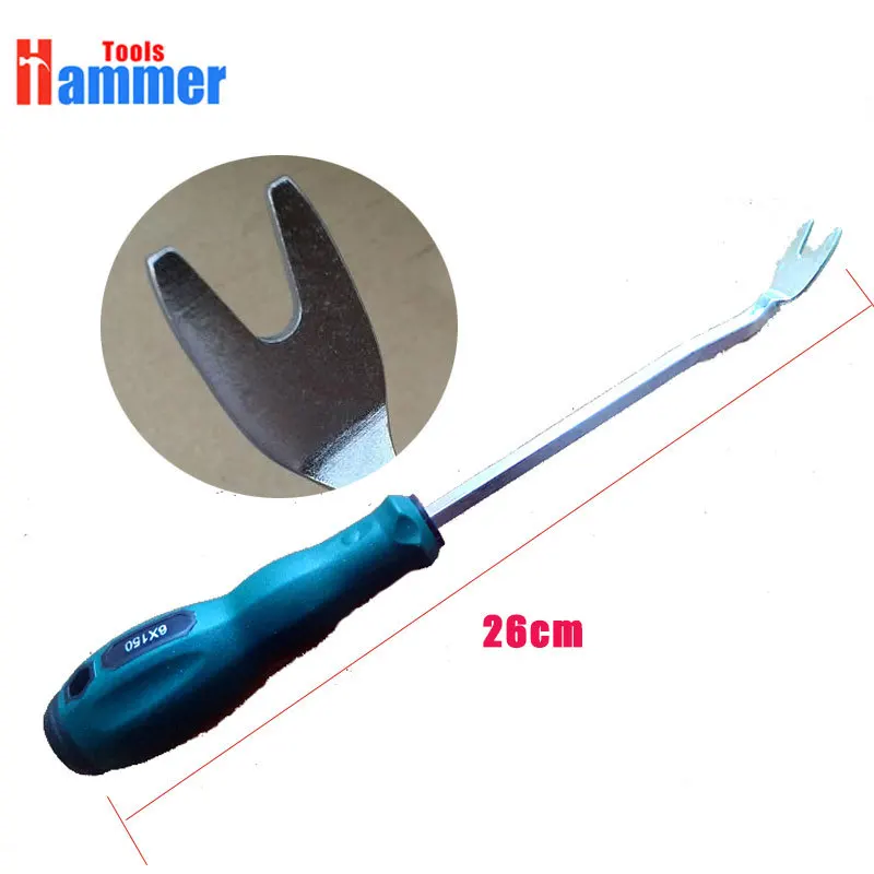 

Plastic Push Pin Rivet Fasteners Trim Moulding Clip Screwdriver Car Door Panel Trim Remover Puller Tool