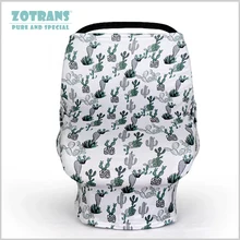 Мама Кормящих покрывающий голову шарф для грудного вскармливания кактус Единорог ребенок балдахин на автолюльку покрывало для магазиннной тележки для младенцев многофункциональная накидка