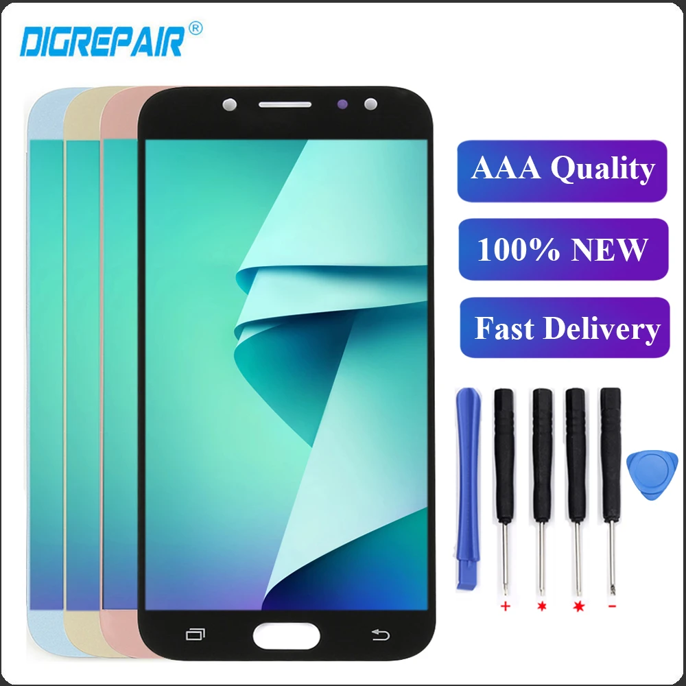 

For Samsung Galaxy J7 2015 2016 2017 J700 J710 J7 Pro J730 LCD Display Touch Screen Digitizer For Samsung J7 2015 2016 2017 LCD