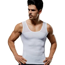 Мужской жилет Корректирующее белье гинекомастия грудь связывающее Корректор осанки нижнее белье безрукавки для похудения животик Абдо для мужчин пояс триммер