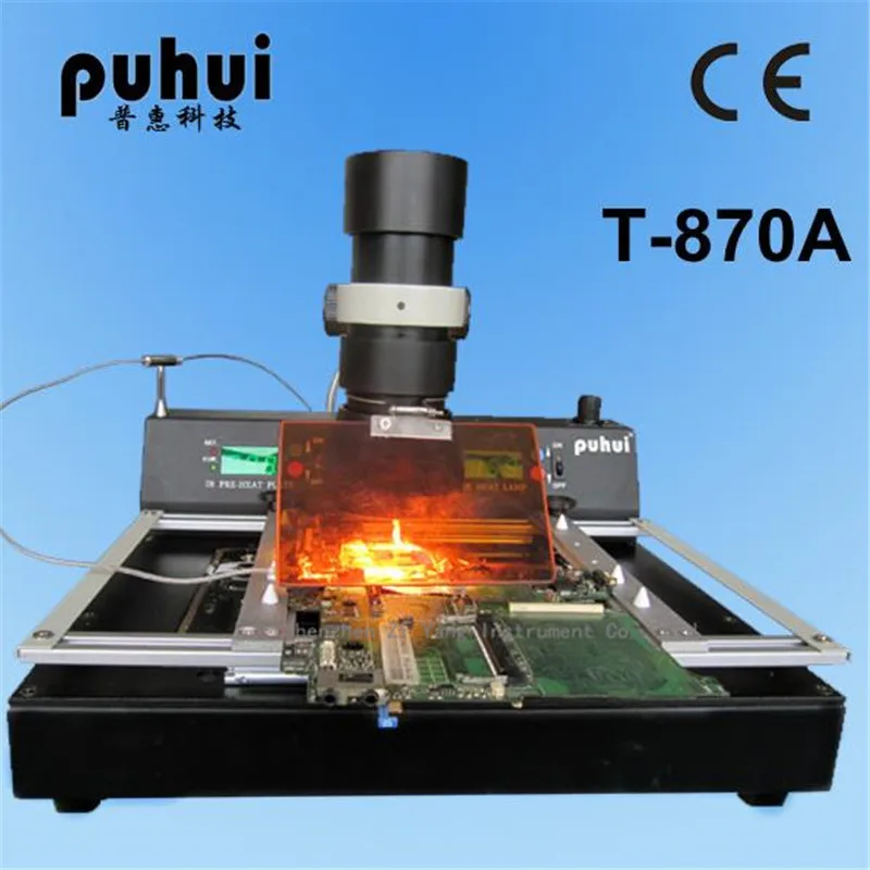 PUHUI T-870A сварочный аппарат BGA IRDA T870A Инфракрасная паяльная печь T 870A ИК паяльная станция SMT SMD 1000 Вт