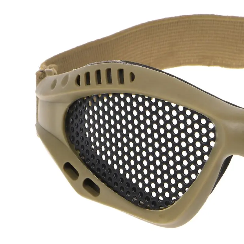 Safety Goggles Outdoor Eye Protective Comfortable Airsoft Safety Tactical Glasses Goggles Anti Fog With Metal Mesh 3 Colors UNS-OKLE