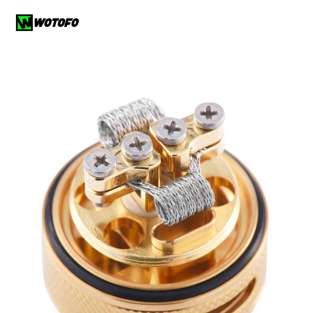 10 50 шт Wotofo Плетеный предварительно собранный провод 0 3x0 6 + 40GAx32GA 0.24ohm для RDA