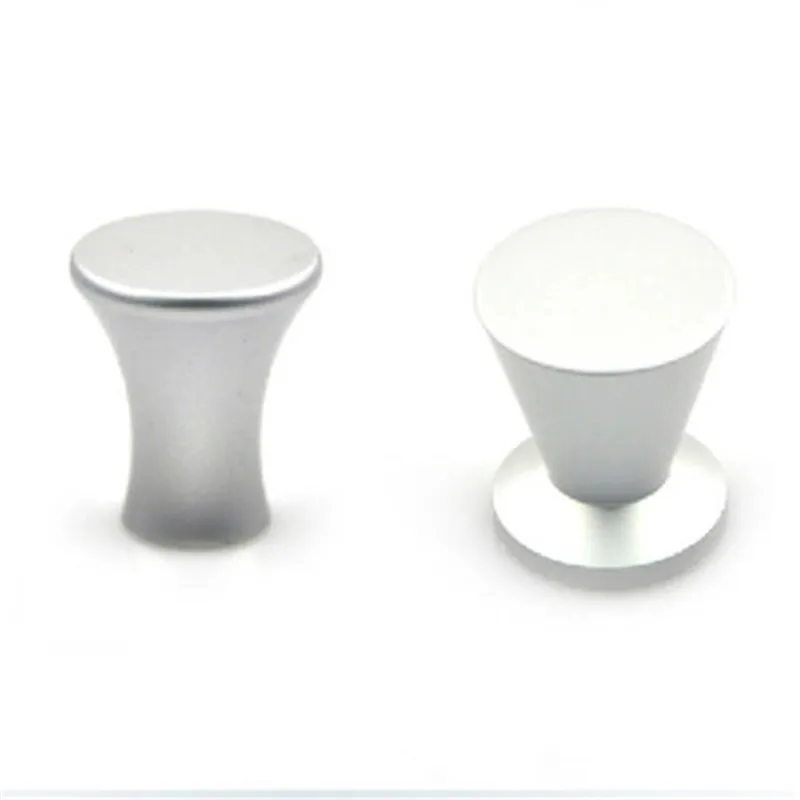 Modern Cute 1" 24mm Cone Aluminum Pull Knobs Furniture Wardrobe Door
