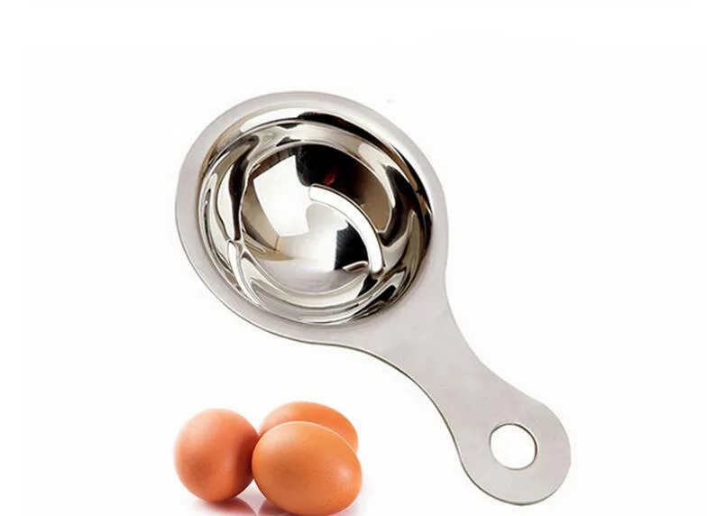 Stainless Steel Egg Yolk Separator Protein Egg White Dividers Spoon Diy