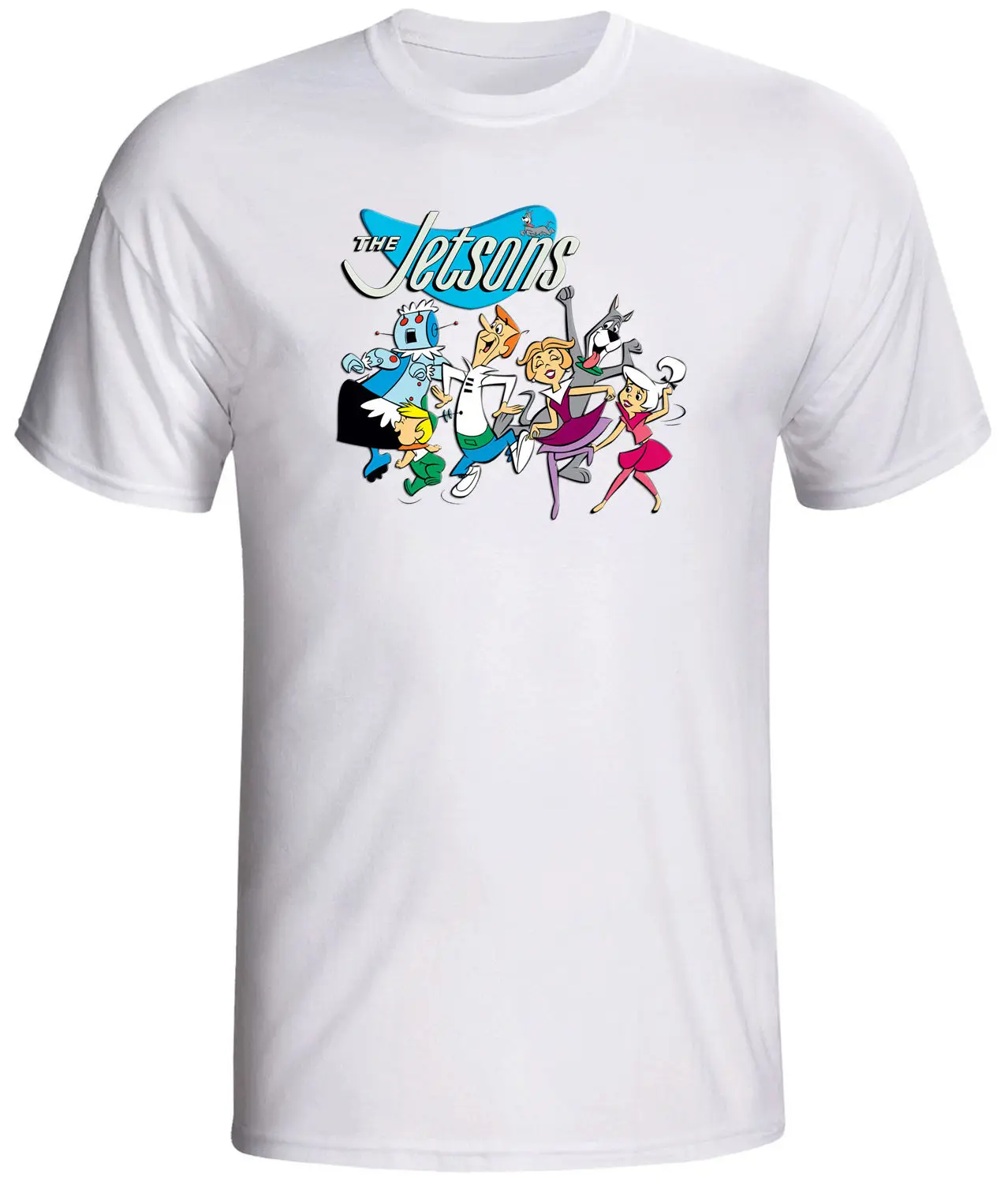 The Jetsons Shirt Cartoon Retro Top Quality Cotton Casual Men T Shirts