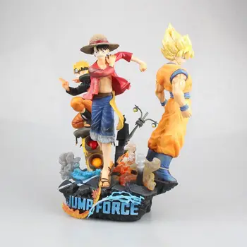 

Jump Force Collector's Edition Diorama Statue Goku Luffy Naruto Uzumaki Figures Toy Brinquedos Model Gift