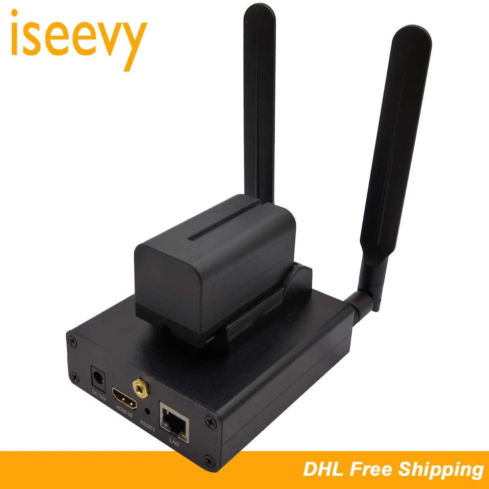

ISEEVY H.265 Portable HDMI Video Encoder WiFi Encoder for IPTV Live stream RTMP RTMPS RTSP UDP HTTP and Facebook Youtube Wowza