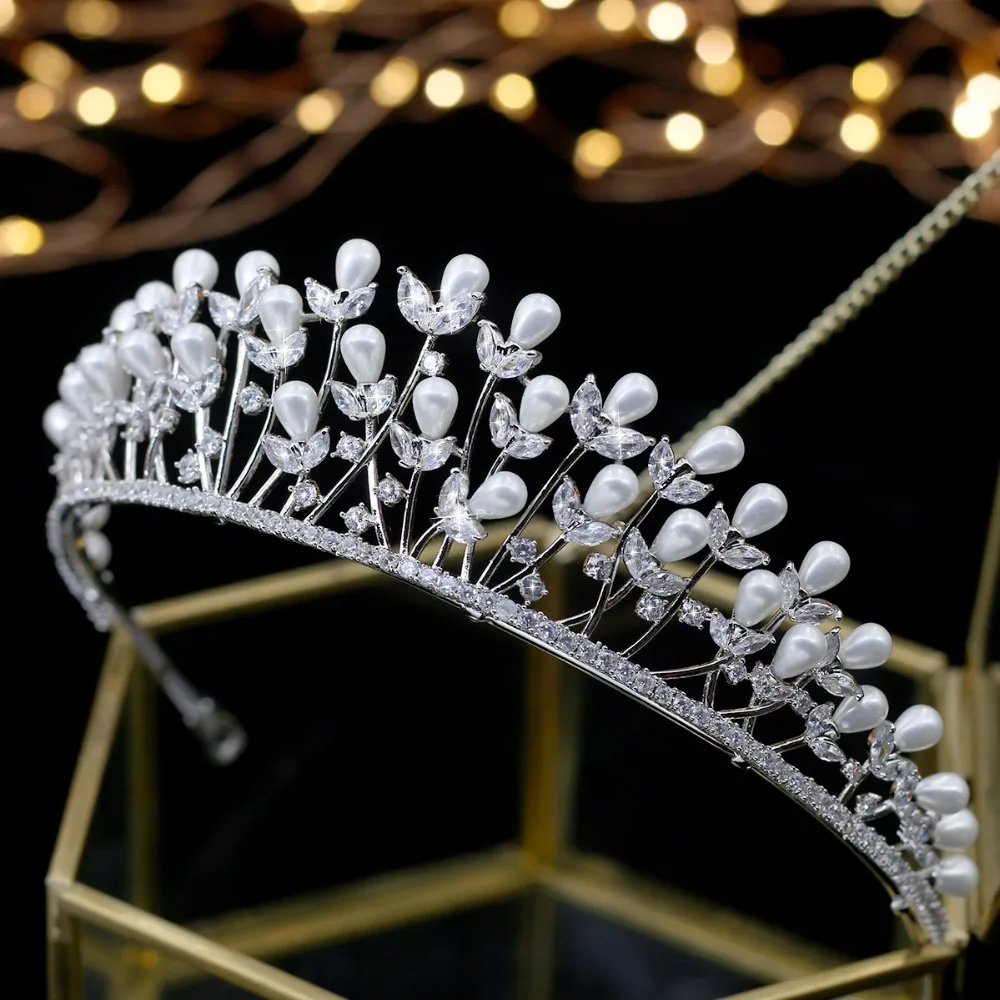 

ASNORA Designer tiara de noiva Bridal Tiaras Wedding Crowns Hair Jewelry Wedding Hair Accessories Crowns corona nupcial