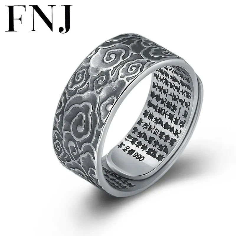Женское серебряное кольцо FNJ 990 регулируемое из стерлингового серебра 925 пробы