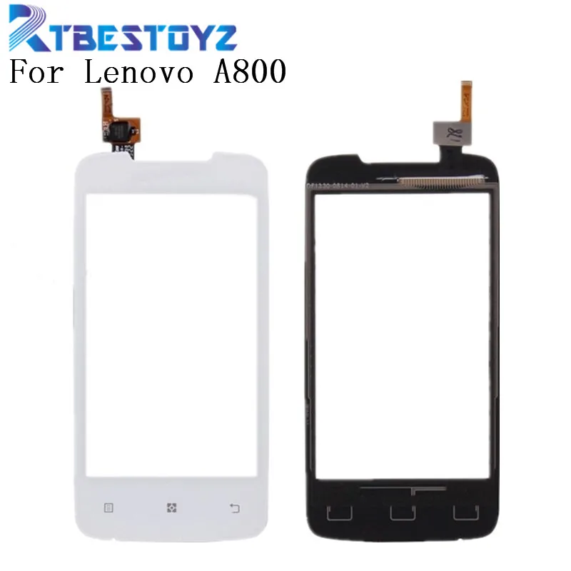 RTBESTOYZ сенсорный экран дигитайзер для Lenovo A800 A 800 Сенсорная Панель переднее стекло