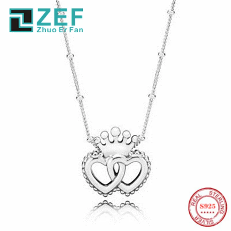 

TIF pan 925 sterling silver necklace for women,round shape classic elegance, luxurious and original jewelry