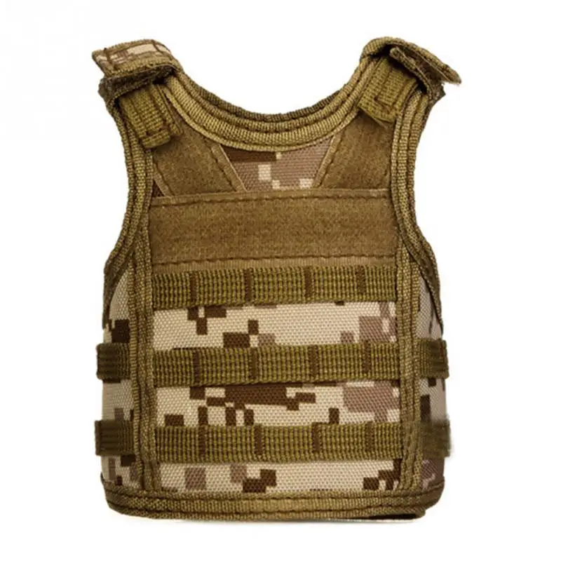 Тактический жилет слой Военная бутылка пива набор мини Molle жилет охотничья бутылка напиток набор регулируемые плечевые ремни - Цвет: style 3