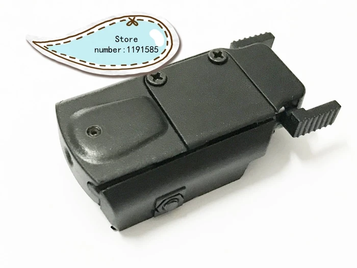 

Tactical Compact Airsoft Pistol Laser Pointer Glock 17 18C 19 22 Red Laser Sight Plastic Low Profile Red Dot for Hunting