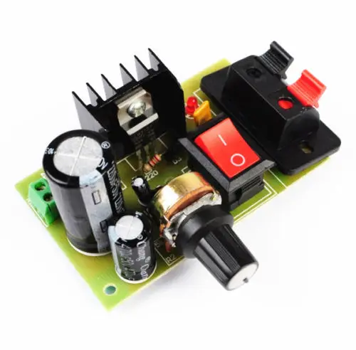 

LM317 Step Down DC 5V-35V to 1.25V-30V DIY Kits AC/DC Power Supply Module