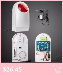 Newest Ear Piercing Indoor Wired Siren Mini Horn Siren Home Security Sound Alarm System 120dB Durable 12V Wholesale