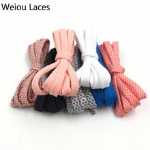 30 пар/лот) Weiou открытый красочные плоские шнурки для кроссовок повседневная обувь со шнуровкой струны спортивный Полиэстер Пользовательский Дизайн Lacet