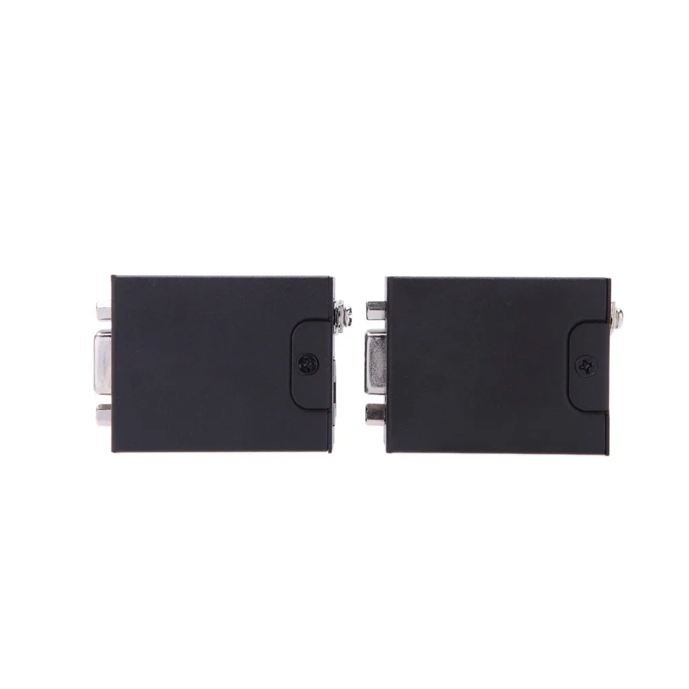 VGA Extender 60M Balun Adapter over Cat 5E Cat 6 RJ45 CAT-5e Repeater Splitter Support 1080P & 3D