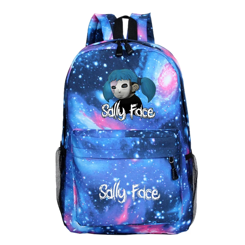 8 beautiful Sally face backpack men women Boys Girls school Bag Casual teens Backpack for boys girls back to school Mochila - Цвет: 8