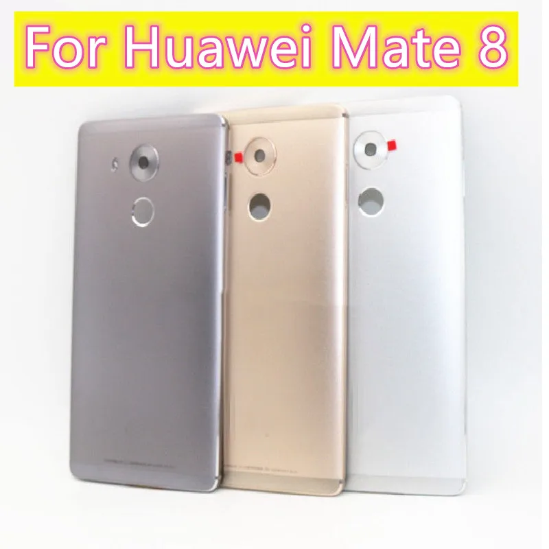 

Metal Battery Cover For Huawei Mate 8 Battery Back Cover Rear Door Housing Glass Panel Replacement Parts For HUAWEI MATE 8