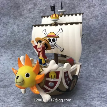 

21 CM Anime ONE PIECE Monkey D. Luffy THOUSAND SUNNY The Straw Hat Pirates PVC Action Figure Collectible Model Toy BOX Q710