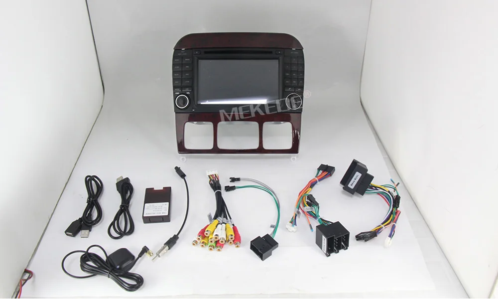 Clearance MEKEDE Car Multimedia Player dvd automotivo Radio GPS 2 din Android 9.1 For Mercedes/Benz/S320/S350/W220/W215/CL600 4G Wifi DVR 13