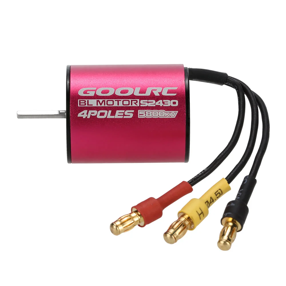 GoolRC оригинальный S2430 5800KV бесщеточный мотор и 25A ESC комбо набор для 1/16 1/18 RC