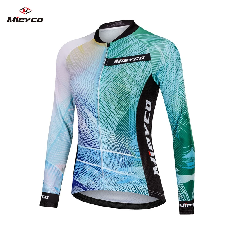 Men/'s Pro Cycling Jersey Long Sleeve Jacket Mountain Road MTB Bike Shirt Maillot