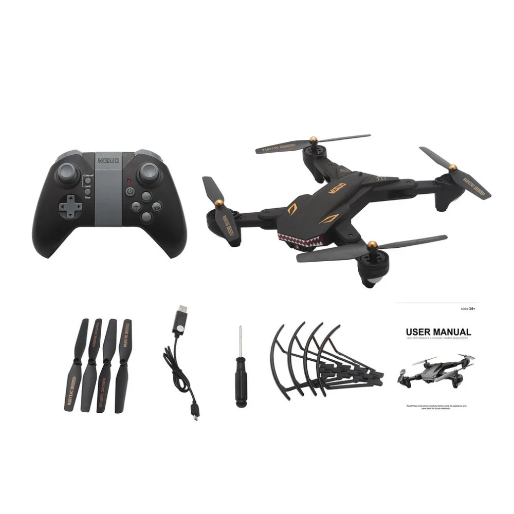 

XS809S RC Drone Wifi FPV Selfie Camera Altitude Hold Foldable Headless Mode One Key Return 3D Flip Quadcopter