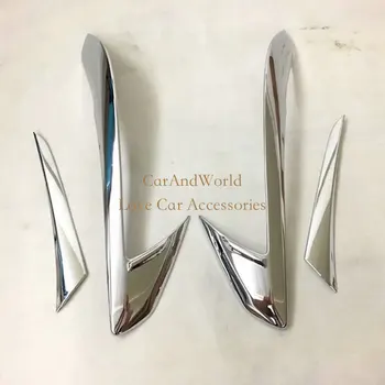 

For Mazda CX-5 CX5 CX 5 2017 2018 Tail Lights Eyebrow Cover Rear Lamp Frame Trim ABS Chrome Car-styling Accessories