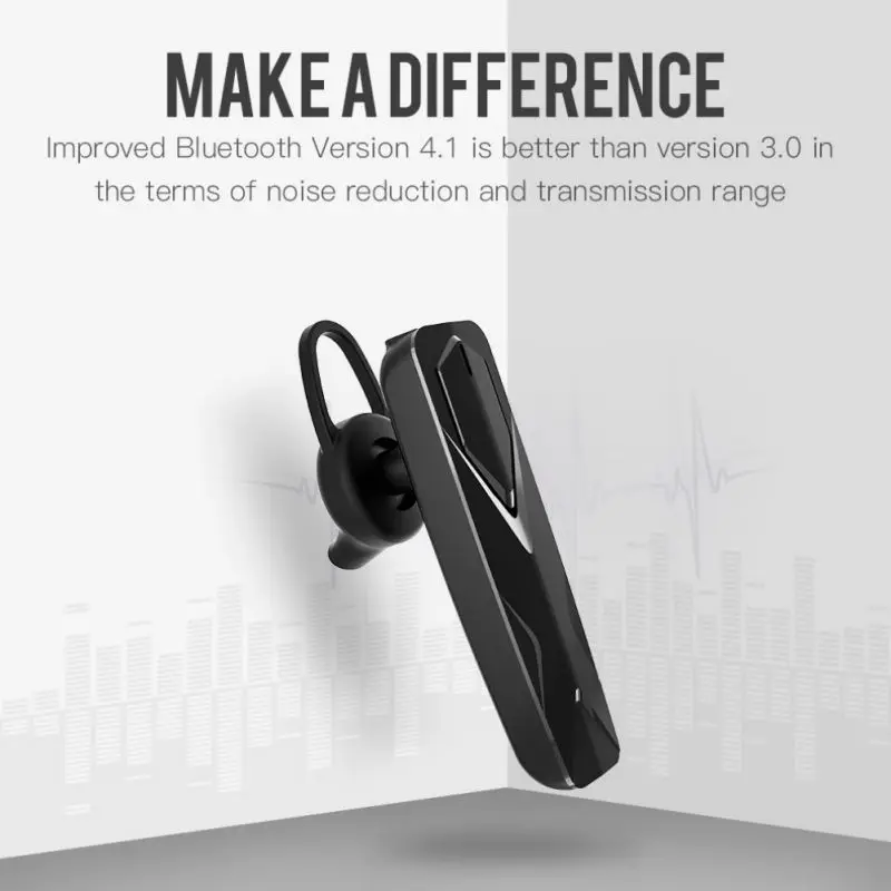 

X6 Bluetooth 4.1 Headset Business Stereo Music Wireless camera lightweight Noise Reduction Voice Prompt Headset
