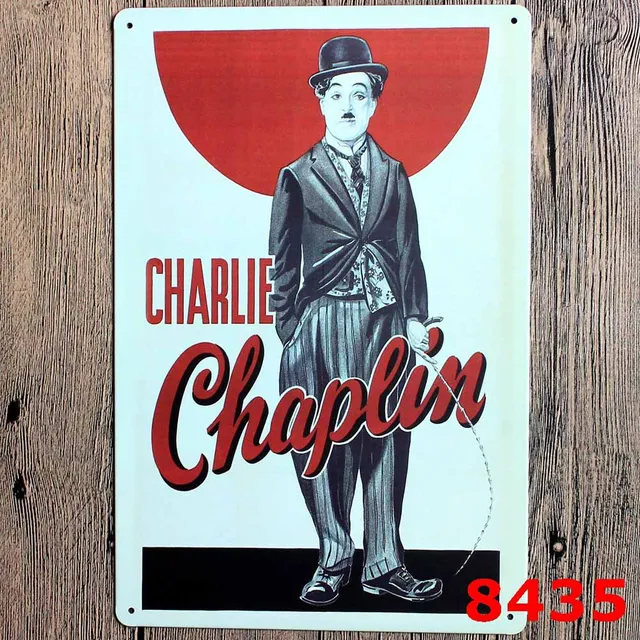 チャールズ チャップリン 直筆 イラスト ＆ サイン Charlie Chaplin