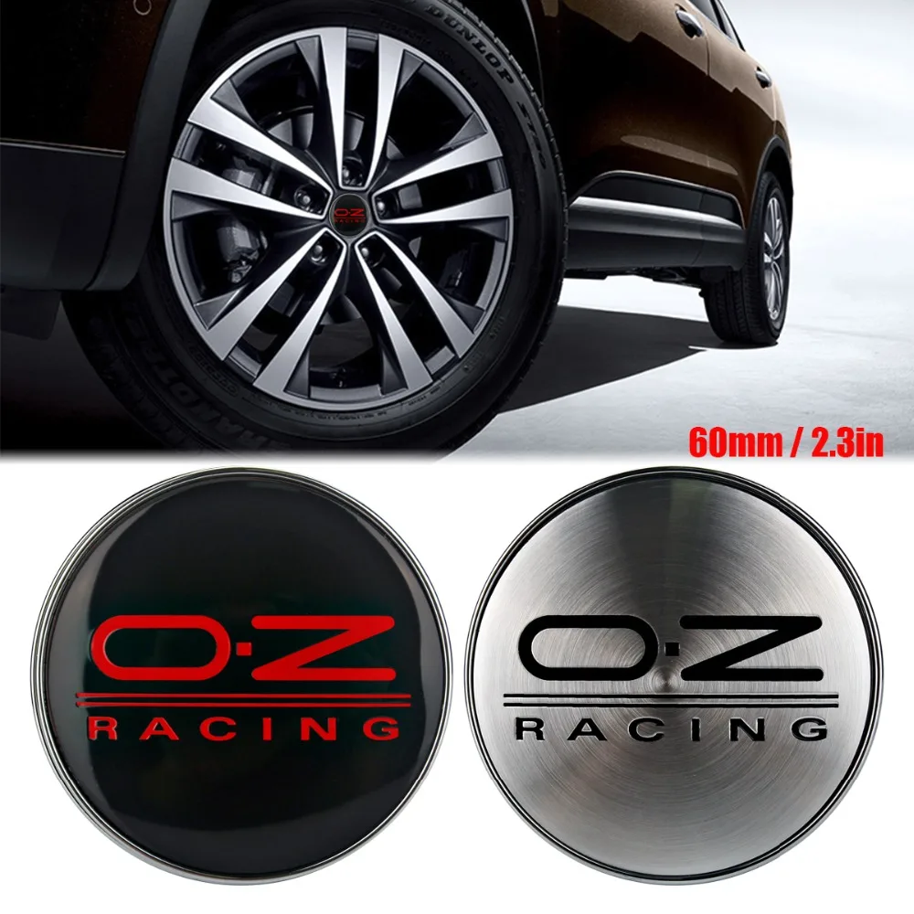 

4pcs 60mm Auto Car Wheel Hub Center Cap for OZ RACING Car Tuning Universal Car-styling Hub Cap Rims Cover Emblem Badge Sticker