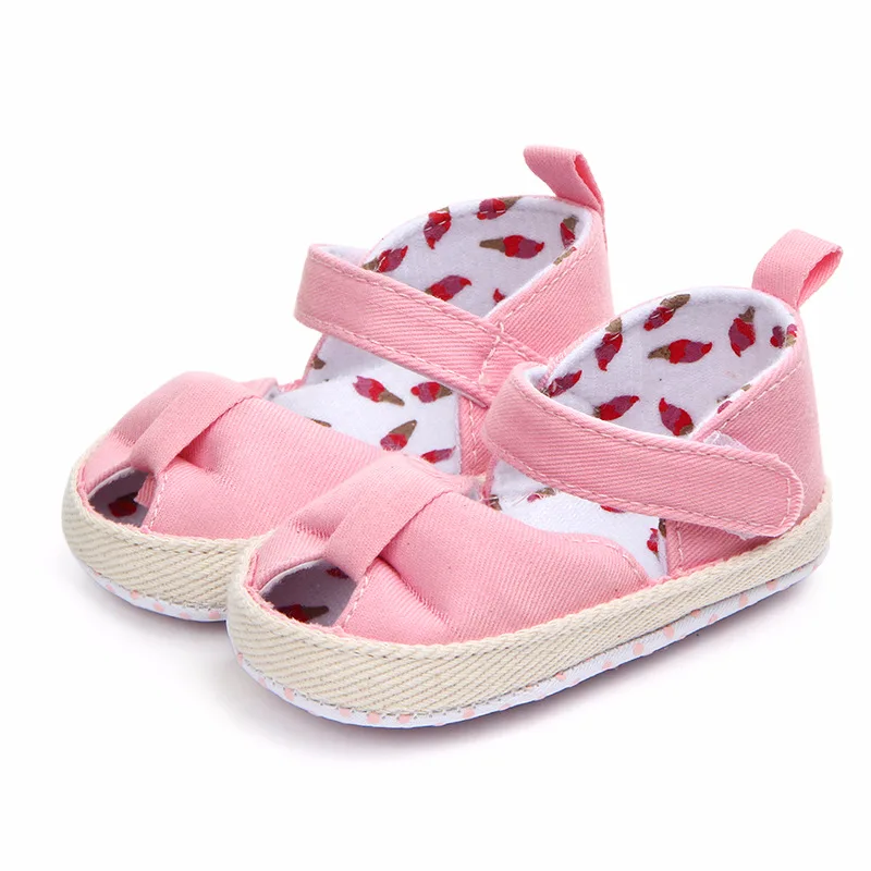  Newborn Baby Girls Shoes Infant Toddler Crib Shoes Soft Sole Baby Shoes For Girl Butterfly-Knot Fir