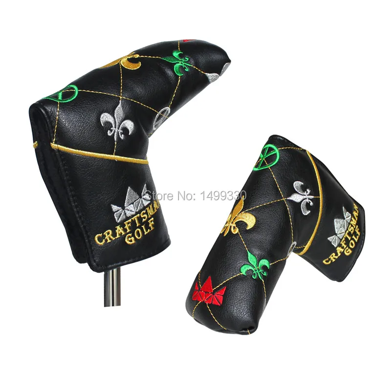 Black Trident Flower putter cover (2)
