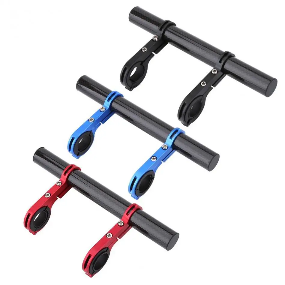 3 Colors Bicycle Handlebar Extension Mount Carbon Fiber Bicycle Holder