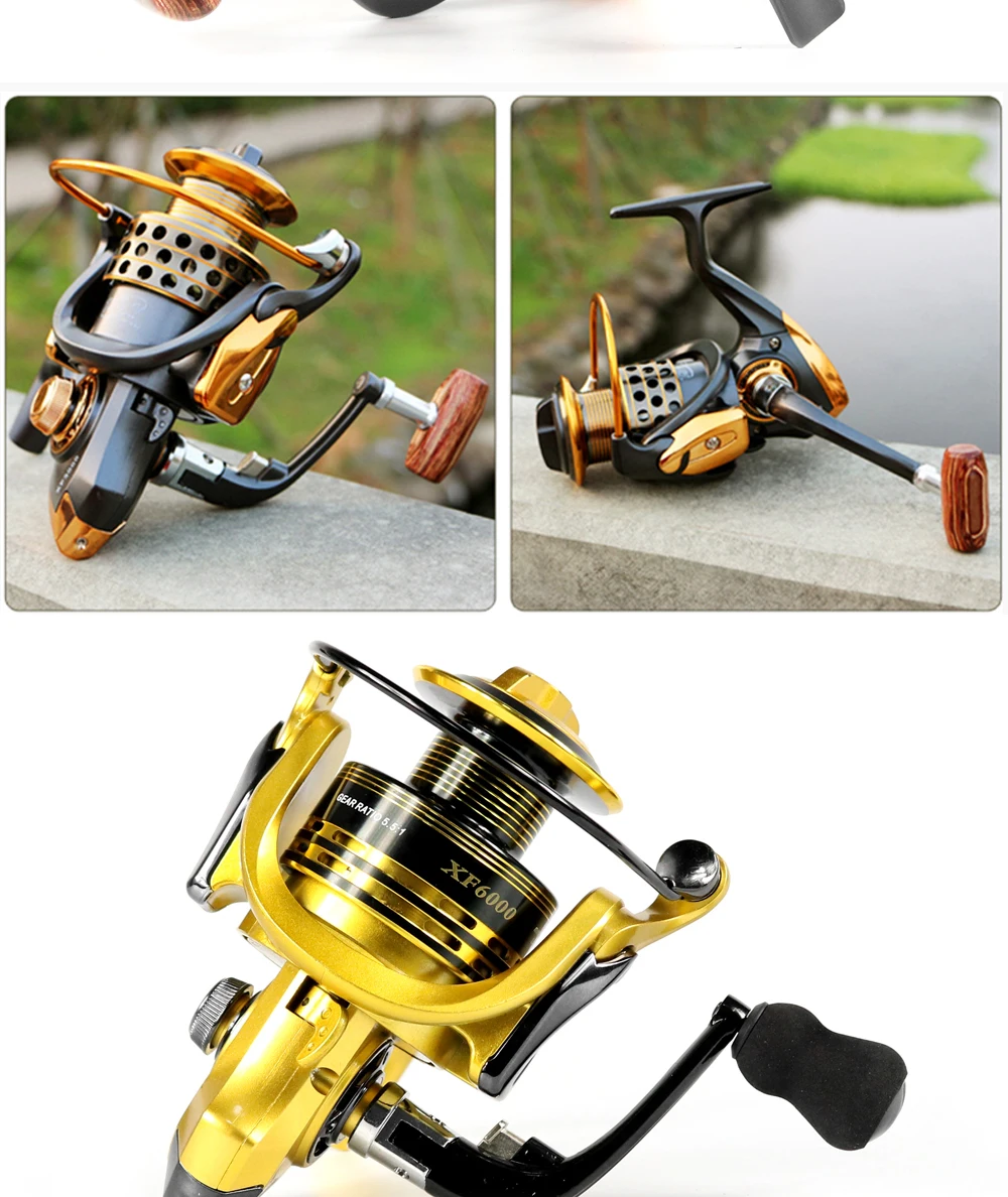 Sistema de Fiação Carretel de Pesca Carretel de Metal Roda de Pesca da Carpa para a Pesca 13 + 1bb Yumoshi Completo Longa Carcaça 5.5: 1 10 metal completo longa carcaça roda de pesca da carpa para a pesca