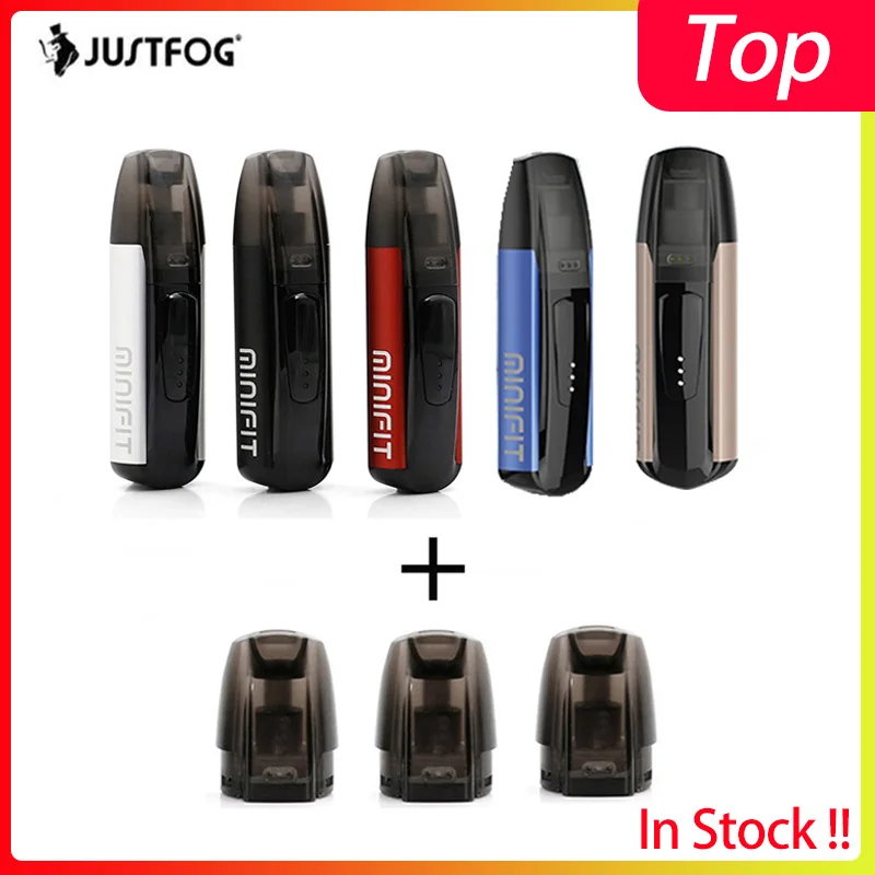 Baratos Bigsale Justfog minifit Starter Kit 370mAh todo en uno kit de vapeo como justfog q16 con MINIFIT batería compacto Dispositivo de vapeo