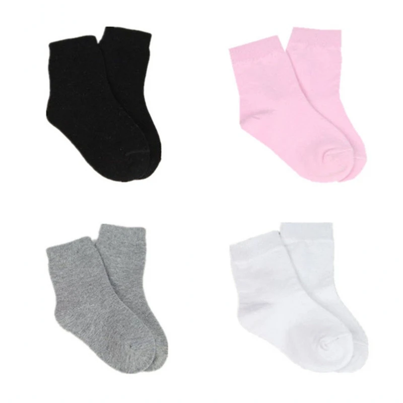 

3 Pairs /Lot Socks Baby Boy Girl Cotton Candy Colors Breathable Stylish Socks Infant Toddler Kids Soft Sock White Black