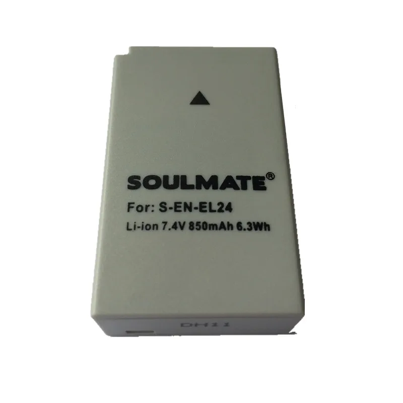 

SOULMATE EN-EL24 ENEL24 lithium batteries pack EN-EL24 EL24 Digital Camera Battery EN EL24 for Nikon 1 J5 1J5