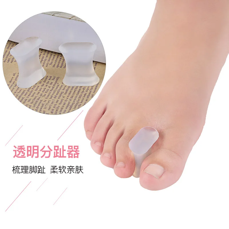 

1 Pair Hallux Valgus Braces Toe Separator Overlapping Toes Rehabilitation Treatment Foot Bone Orthotic Device Feet Care Insoles