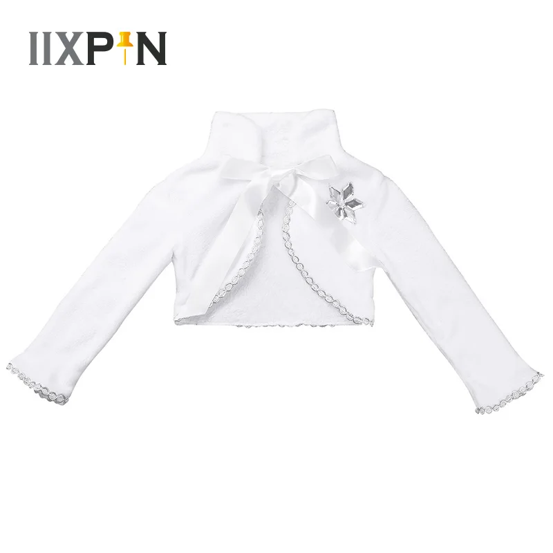 IIXPIN детская накидка с искусственным мехом для девочек Хэллоуина Вечерние