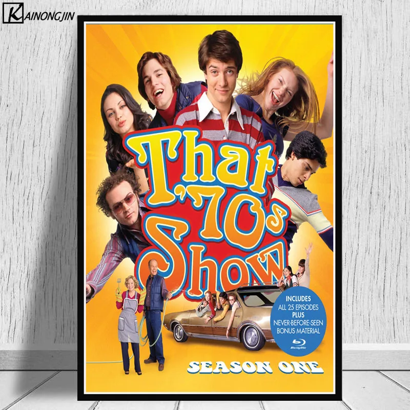 

That 70s Show Poster Classic TV Series Friend Movie Posters and Prints Canvas Painting Wall Art Picture Living Room Home Decor