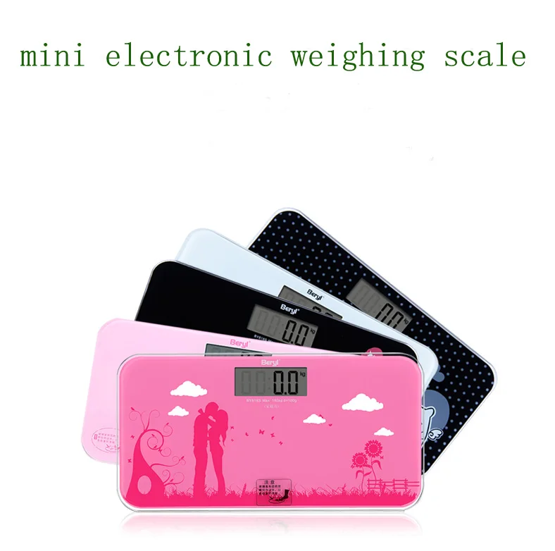 

Hot!Original 180kg 6 Colors Mini Toughened glass FLOOR SCALES Household Upscale Digital Body Weighing Scale LCD Pesa Digital