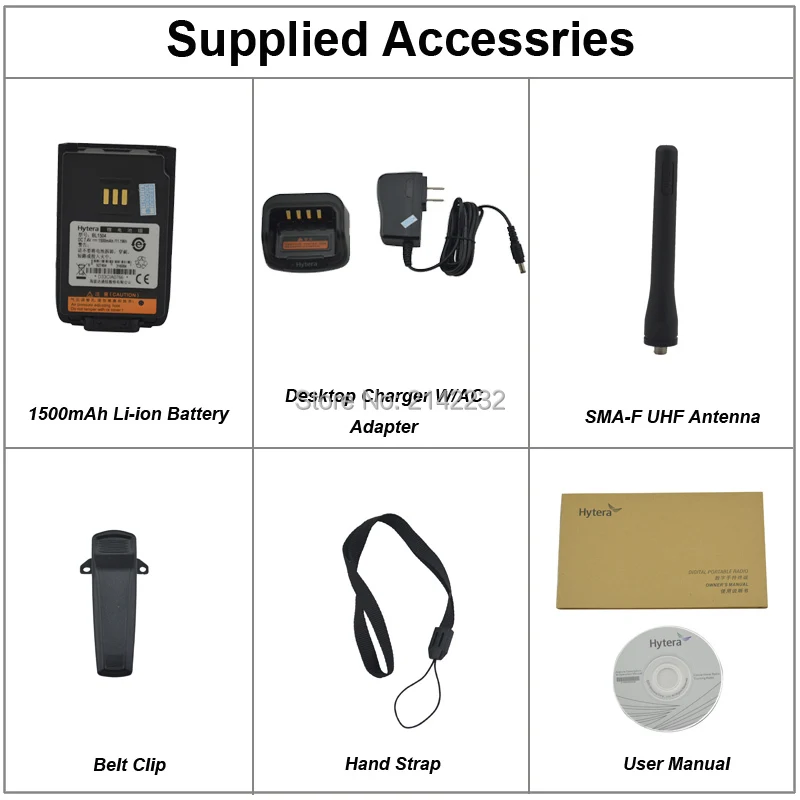 HYT Walkie Talkie Hytera PD500 400-470MHz UHF Цифровой портативный Радиоприемник DMR ручной передатчик PD-500