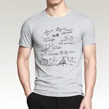 Футболки с математической формулой, с принтом, мужские хлопковые футболки с теорией Большого взрыва, футболки, топы, брендовая одежда, Забавные футболки