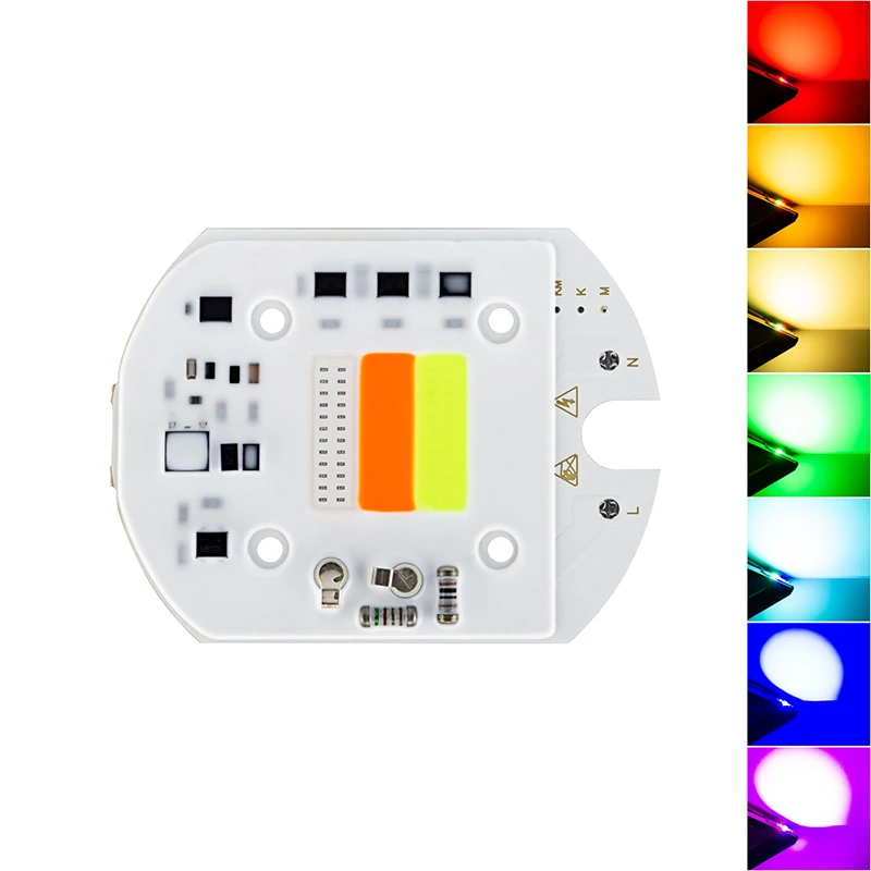 Светодиодный RGB чип COB 220 В 240 в 30 Вт умный IC без драйвера для светодиодного