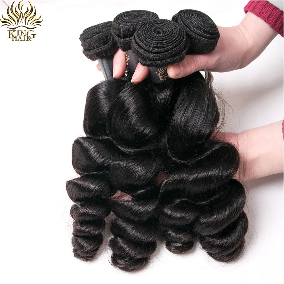 Малайзии свободная волна человека пучки волос 4 шт. 10-26 дюймов Волосы remy Weave Связки Расширения могут быть окрашены King продукты волос