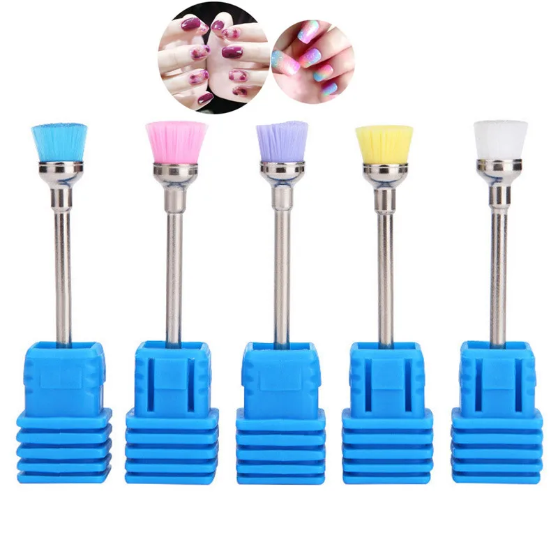 1 Piece Nail Art Brush Fingernail Nail Polishing Grinding Head Electric